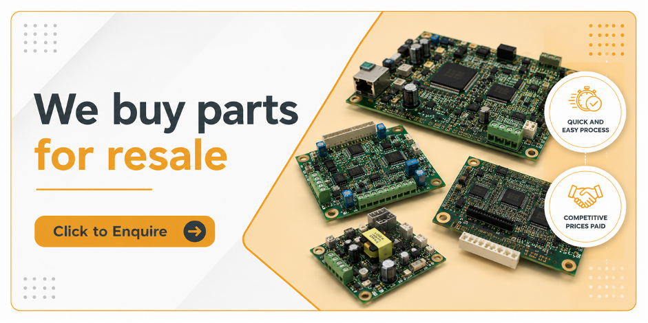 We buy parts for resale. Click to Enquire